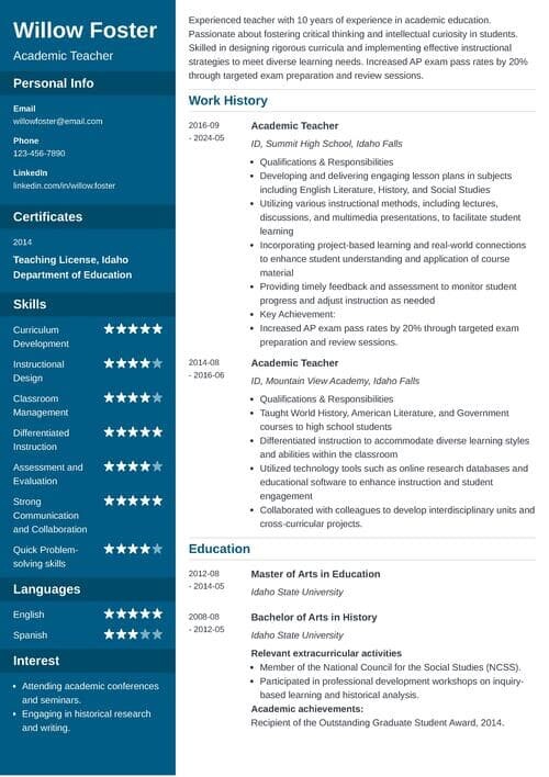How to Write a Resume For a Job (Examples & Guide)